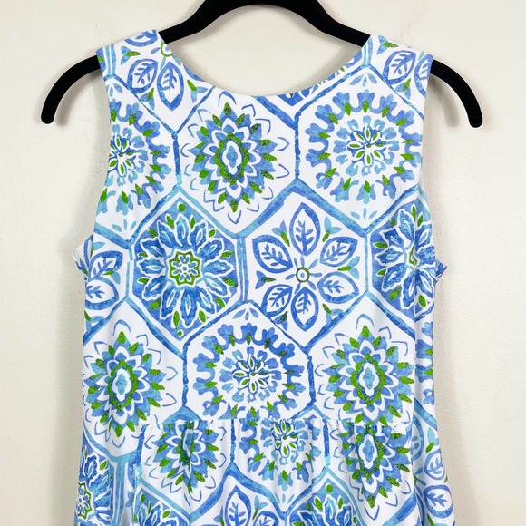 Jude Connally Dresses Jude Connally Blue And Green Floral